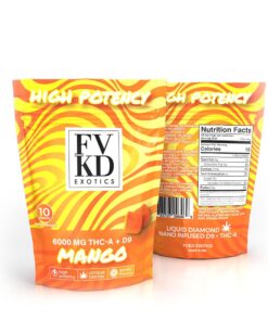 FVKD High Potency Mango Gummies 6000MG | FVKD Exotics