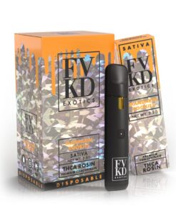 FVKD Mandarin Cookies Disposable 3.5g Vape | THC-A, D8 Blend